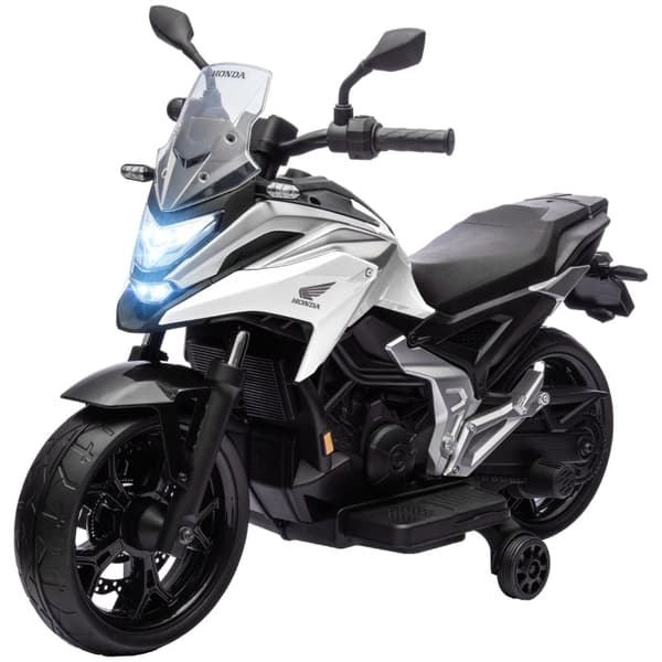 Rootz Honda licenseret elektrisk motorcykel - Børnemotorcykel - Ride-On Bike - Forlygter - Støttehjul - Asfalt, Mursten, Beton - 107 cm x 46 cm x 75 c
