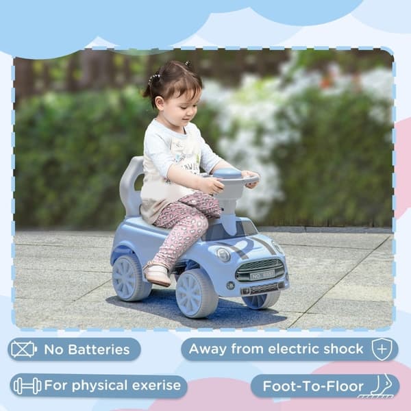 Rootz Kids Ride-On Car - Børnebil - Walker Legetøj - Anti-Tip Design - Interaktiv sjov - Udvikling af motoriske færdigheder - 53 cm x 25 cm x 35 cm