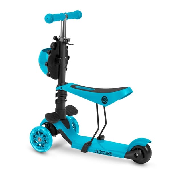 Ricokids Buggy 3-hjuls skoter - Turkos