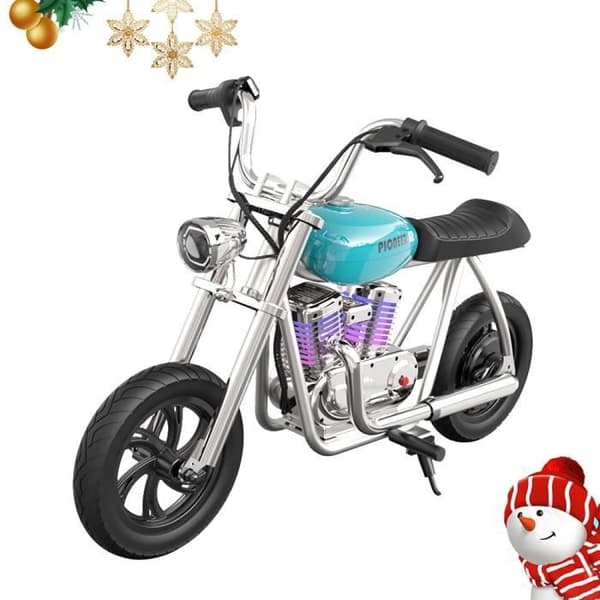 Elmotorcykel för barn HYPER GOGO Pioneer 12 Plus 21,9 V 5,2 A Li-ion-batteri - 12' x 3'-däck