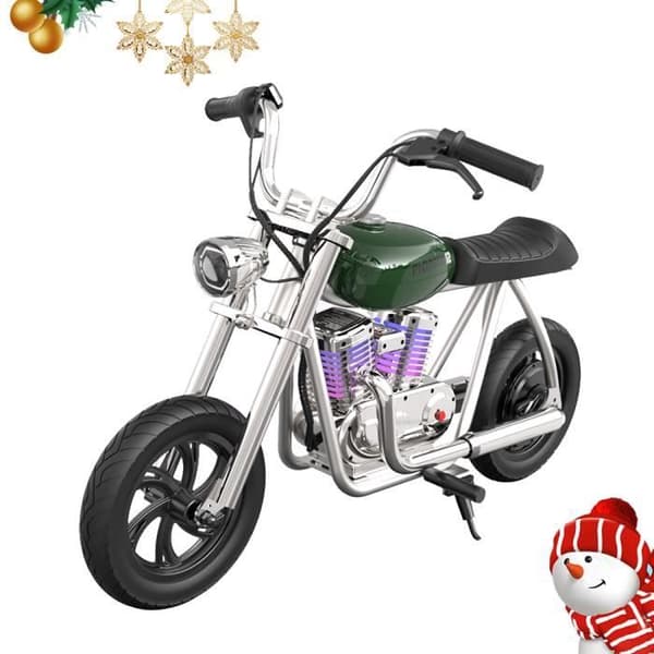 Elmotorcykel för barn - HYPER GOGO - Pioneer 12 Plus - 24V 5,2Ah - 12' x 3'-däck - 12km