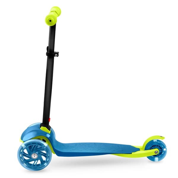 Ricokids Loco trehjulet løbehjul - blå og grøn