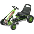 Miniatyrbild 1 av 2: Gokart med pedal och justerbart säte grön