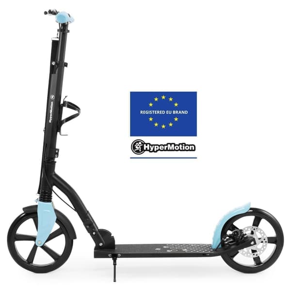 HyperMotion tohjulet scooter HONEYBEE til unge og voksne, maksimal belastning op til 100 kg, aluminium, foldbar, BLÅ