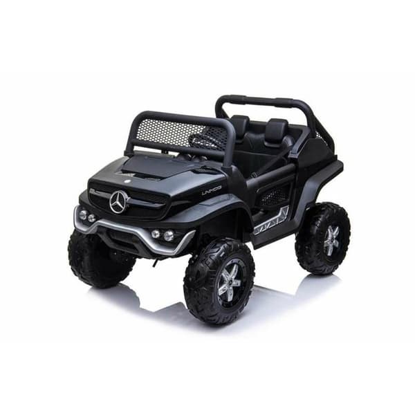 Lasten sähköauto Injusa Mercedes Benz Unimog Musta