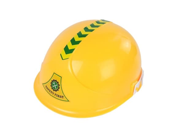 Big Excavator Construction Rider Helmet Green