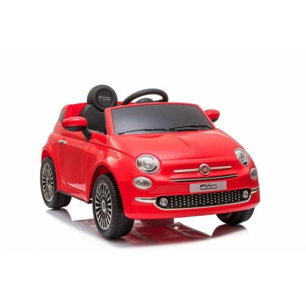 Lasten sähköauto Injusa Fiat 500 Punainen Radio-ohjattava