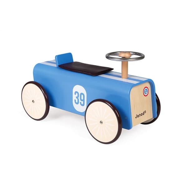 JANOD bilhållare i trä - Vintage och raffinerad design - Flervägshjul - Blandat - Från 2 år