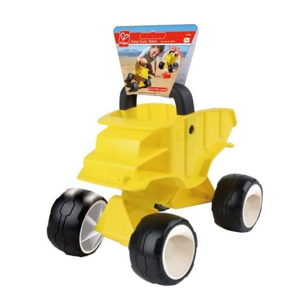 Sandleksak - Hape International - E4088 - Gul - 4 hjul - För barn från 18 månader