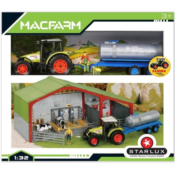 Dairy Box - Starlux - Claas Traktor