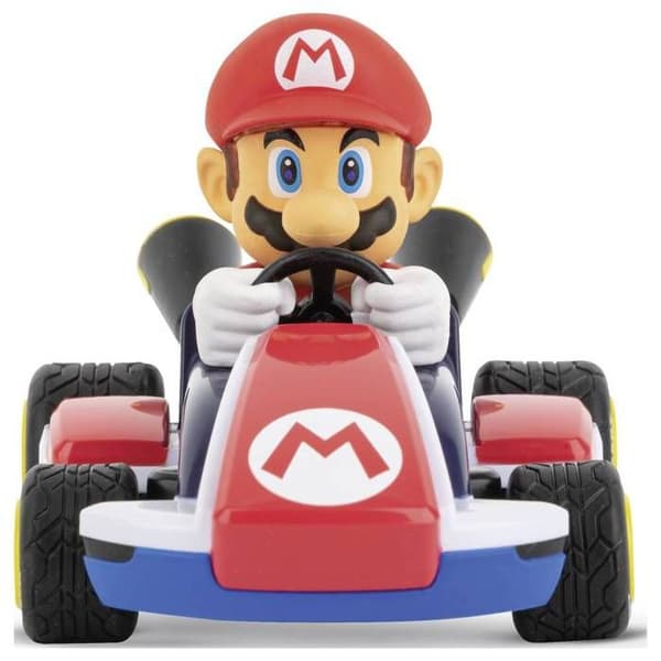Carrera RC 370320001 Race Kart Mario 1:32 Elektrisk RC-racerbil för nybörjare
