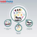 Miniatyrbild 5 av 6: Kiddimoto - Pastell Dotty MEDIUM handskar