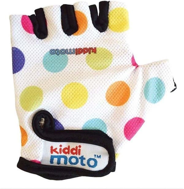 Kiddimoto - Pastell Dotty MEDIUM handskar