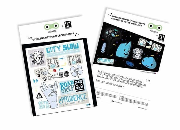 Trädgroda - City Slow Blue Stickers