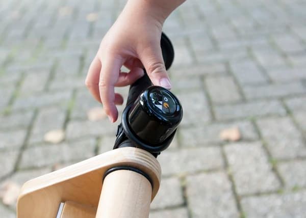 Wishbone Design Studio - Balance Bike Bell - Rhino Black