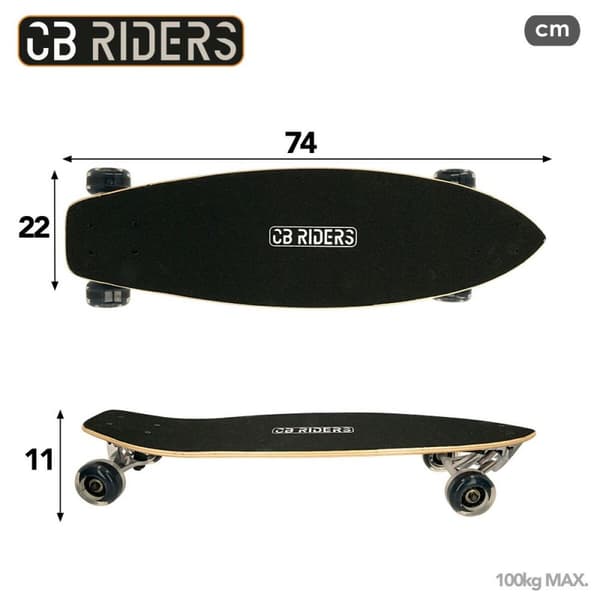 Skateboard Colorbaby 1969 surfero (2 enheder)