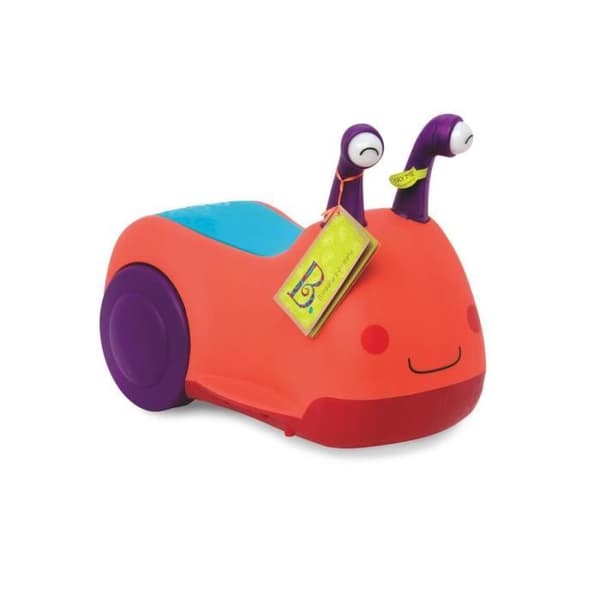 Snigel Buggly Carrier - B TOYS - BX1388Z - 3 hjul - Röd - Förvaringslåda