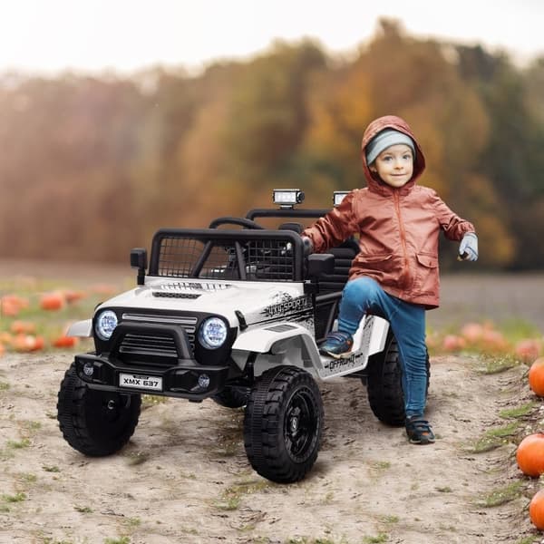 Rootz 12V Kids -sähköauto - Moottoroitu kyyti - Lasten akkuajoneuvo - Sileä jousitus - 109 cm x 67 cm x 68,5 cm