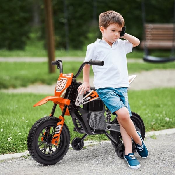 Rootz elektrisk ride-on motorcykel til børn - børnekøretøj - legetøjscykel - stødabsorberende hjul - 107 cm x 56 cm x 70 cm