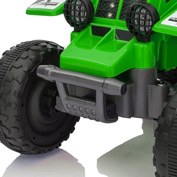 Rootz Elektrisk Quad Bike - ATV til børn - Børnevenligt køretøj - LED-lys - 70,5 cm x 42,5 cm x 46,5 cm