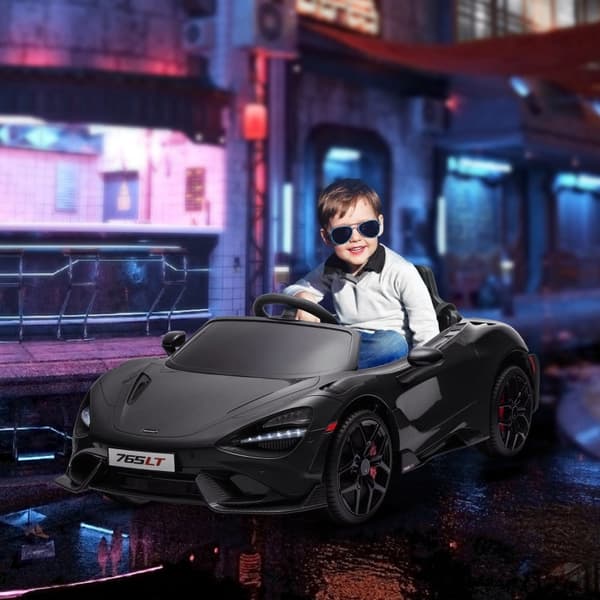 Rootz McLaren 765LT Elbil til børn - Legetøj til børn - Ride-On Car - Sikkerhed med blød start - 113 cm x 68 cm x 44 cm