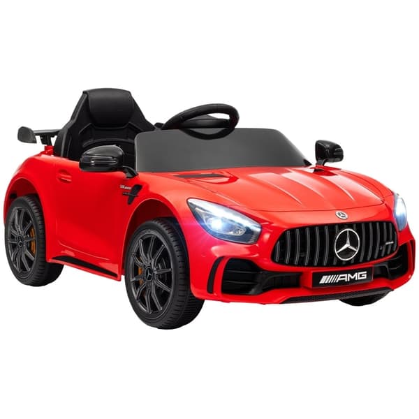 Rootz Mercedes-Benz AMG GTR El-bil til børn - Ride-On for børn - Ride-On med fjernbetjening - Sikker og sjov - 108L x 67W x 46H cm