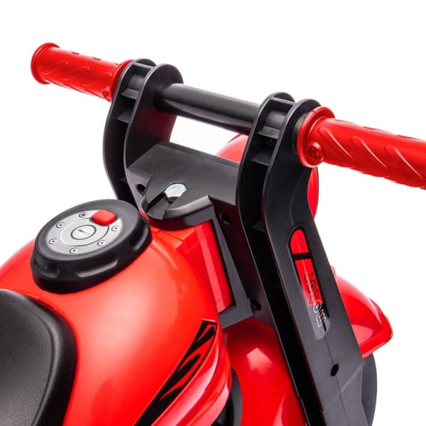 Rootz Toddler Ride-On Motorcykelbil - Barnfordon - Baby Push Car - Förbättrar gångfärdigheter - 80L x 35,5W x 42H cm