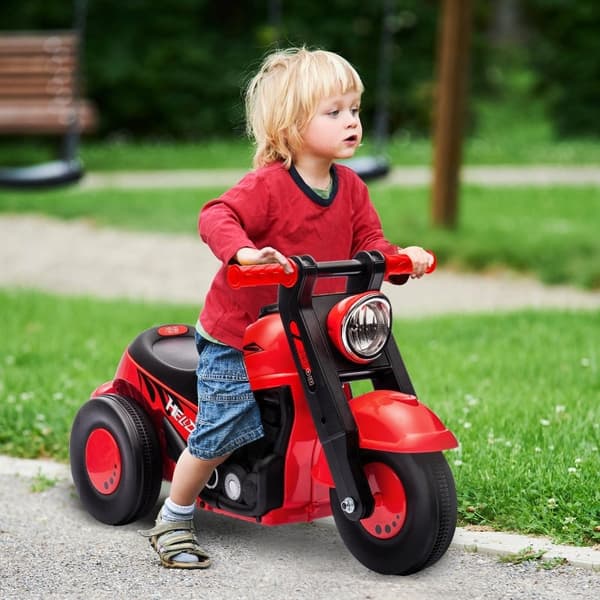 Rootz Toddler Ride-On Motorcykelbil - Barnfordon - Baby Push Car - Förbättrar gångfärdigheter - 80L x 35,5W x 42H cm