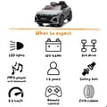 Miniatyrbild 6 av 6: Batteribil 12V - Audi SQ8 e-Tron - 1 till 5 år - EVA-hjul - Grå