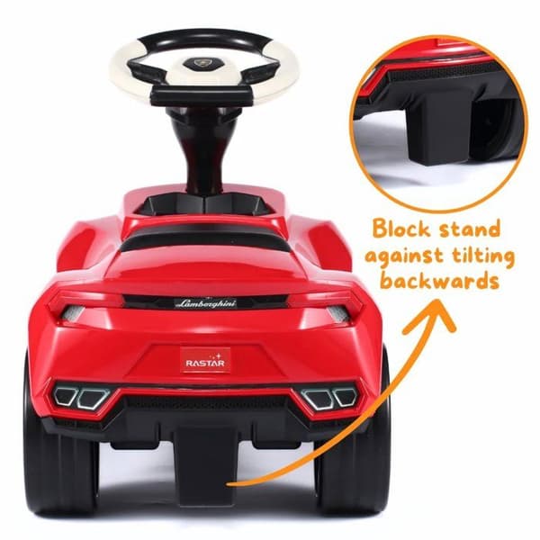 Barnvagn - Lamborghini Urus - 1 till 3 år - Röd