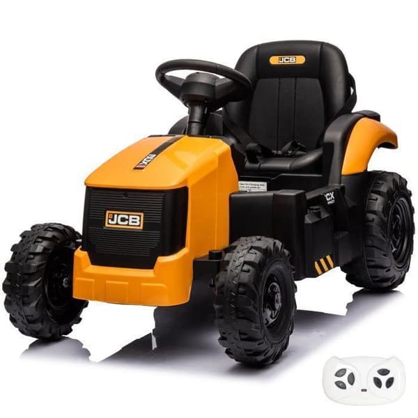 Elektrisk Traktor - JCB - 12V - 2 motorer - 5 km/h - 30 kg - 2 till 6 år