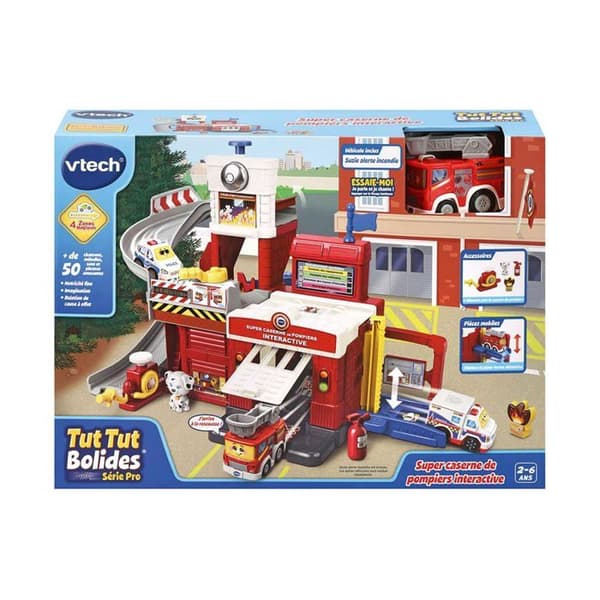 Vtech Truck - 80-543005 - TUT TUT Bolides Barracks Rescue Tower