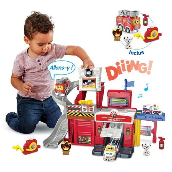 Vtech Truck - 80-543005 - TUT TUT Bolides Barracks Rescue Tower