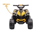 Miniatyrbild 4 av 6: El-Quad Barn 12V - XC-Sport - Fjärrkontroll - 2 till 5 år - Gul