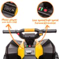 Miniatyrbild 5 av 6: El-Quad Barn 12V - XC-Sport - Fjärrkontroll - 2 till 5 år - Gul