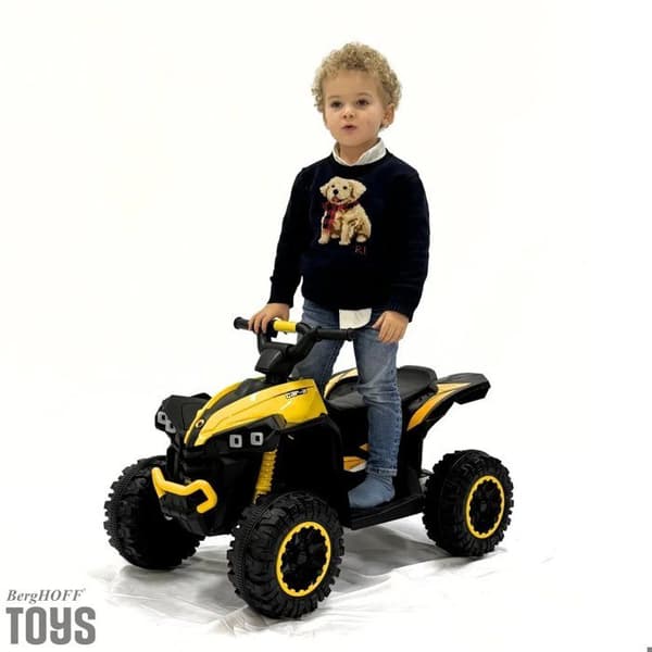 El-Quad Barn 12V - XC-Sport - Fjärrkontroll - 2 till 5 år - Gul