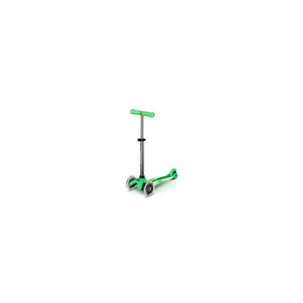 Legetøjsscooter Micro Mini Micro Deluxe Glow LED Plus Icy Lime Grøn