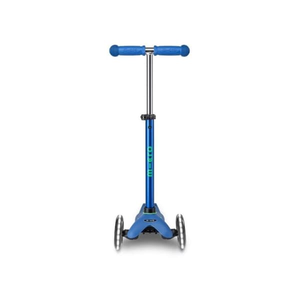 Skootteri Micro Mini DELUXE LED Crystal Blue Sininen