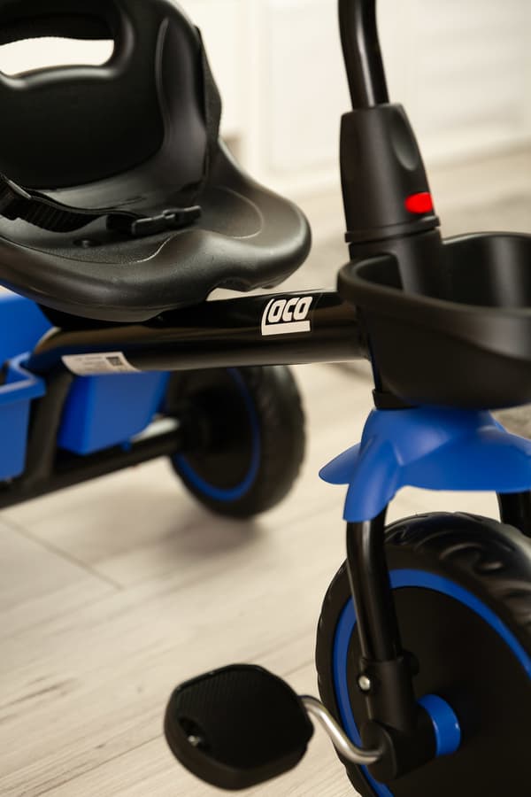 3-HJULIG CYKEL LOCO - BLÅ