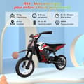 Miniatyrbild 2 av 6: RCB Elmotorcykel för barn - Tre hastighetslägen - 36V/4AH Batteriröd