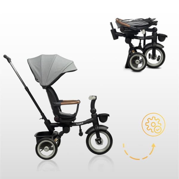 3-HJULIG CYKEL SABER - LJUSROSA