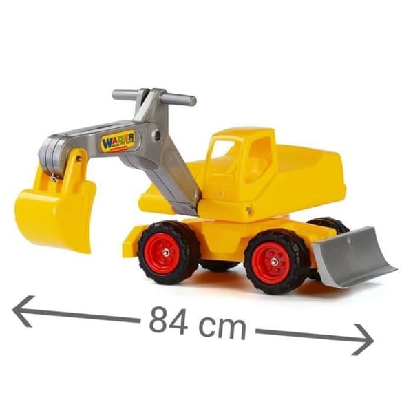 Polesie Wader Toy Excavator Mega Yellow 1450581