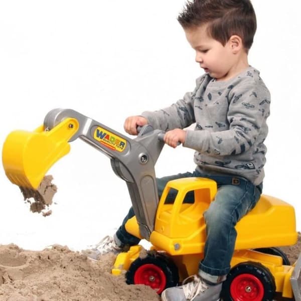 Polesie Wader Toy Excavator Mega Yellow 1450581