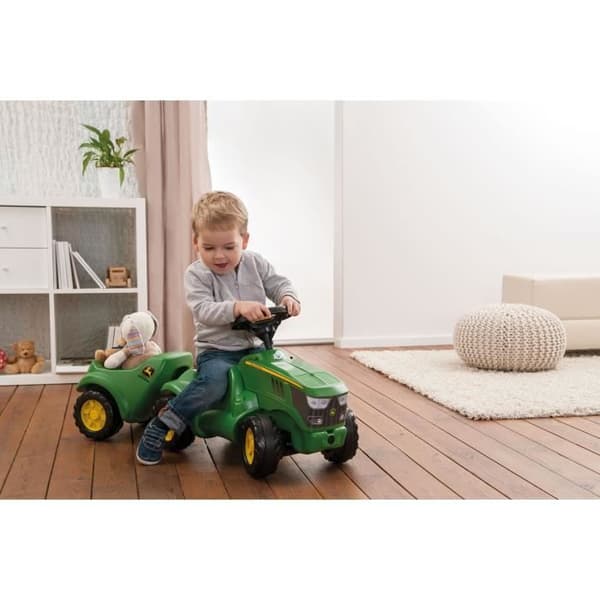 Rolly Toys - John Deere 6150 R rollyMinitrac barnvagn