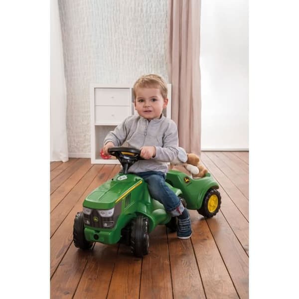 Rolly Toys - John Deere 6150 R rollyMinitrac barnvagn
