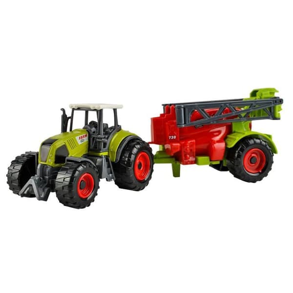 Traktor - jordbruksfordon - byggfordon Kruzzel Farma - paket med 6 maskiner 23436