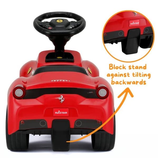 Porteur Barn - Ferrari 488 - 1 till 3 år - Röd