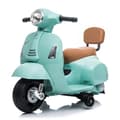 Miniatyrbild 1 av 6: Barnens Elektriska Motorcykel - Vespa GTS - 6V - 1 till 3 år - Blå