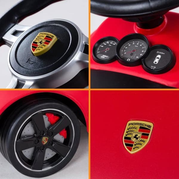 Barnvagn - Porsche 911 - 1 till 3 år - Röd