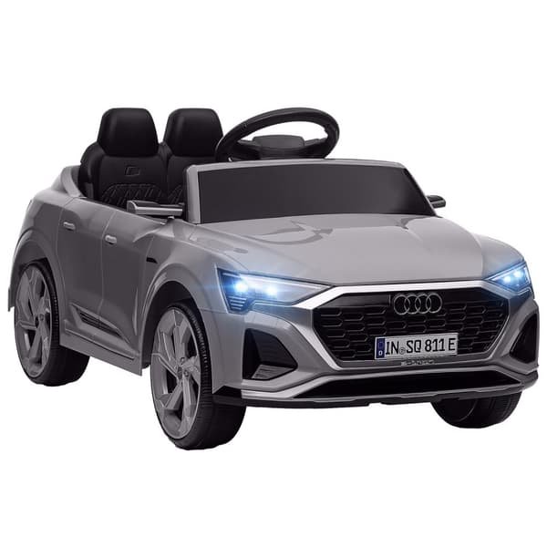 ROOTZ 12V Audi Q8 ETRON ELEKTRISK BØRNE BIL - Fjernstyret - Ride -On Vehicle - Forlygter og musik - 98 cm x 49,5 cm x 43 cm